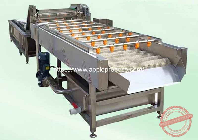 Automatic-Fresh-Apple-Brush-Roller-Cleaning-Machine-with-Water-Spray