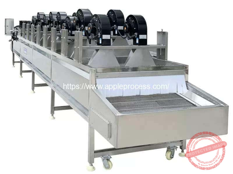Automatic-High-Pressure-Air-Blow-Apple-Fruit-Dryer-Machine